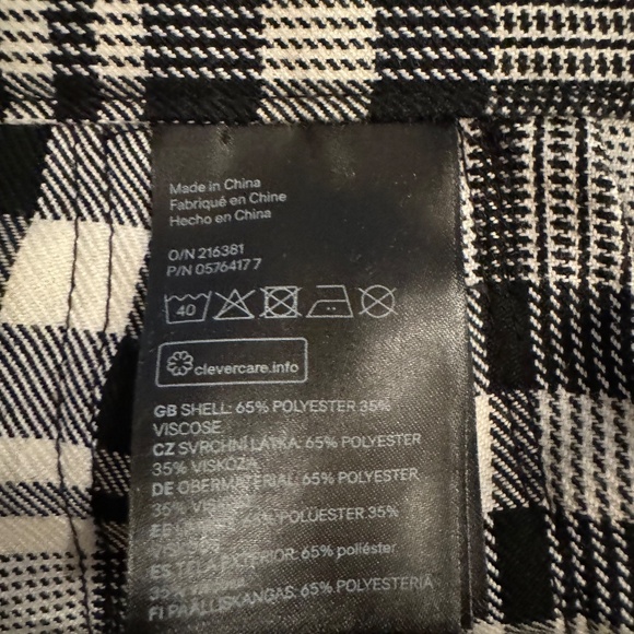 NWT Checkered/Plaid Skirt - Picture 3 of 3